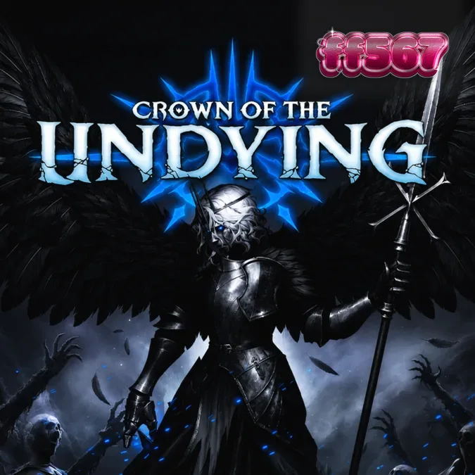 Cenário gótico e sombrio do slot Crown Of The Undying